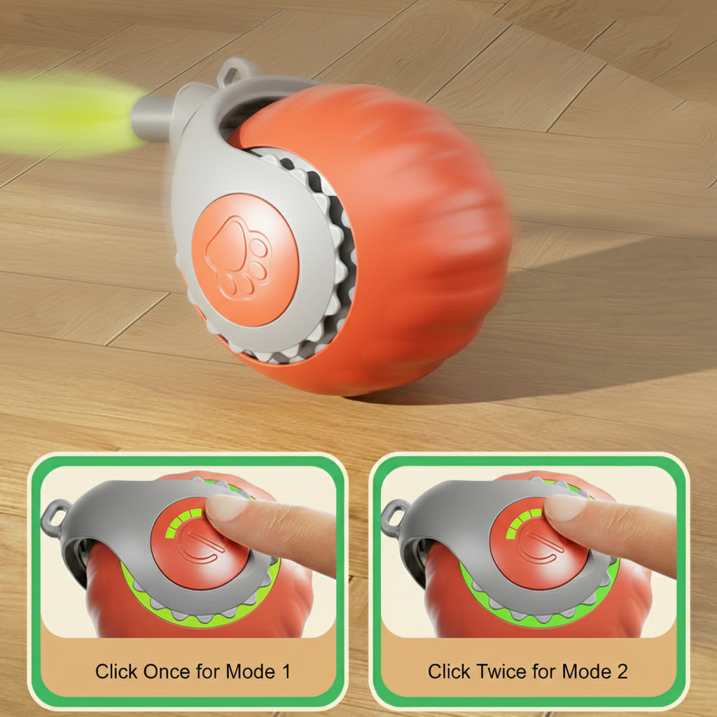 Automatic cat teasing ball, a fun and interactive tool for relieving boredom